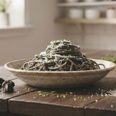 Black Garlic Pasta