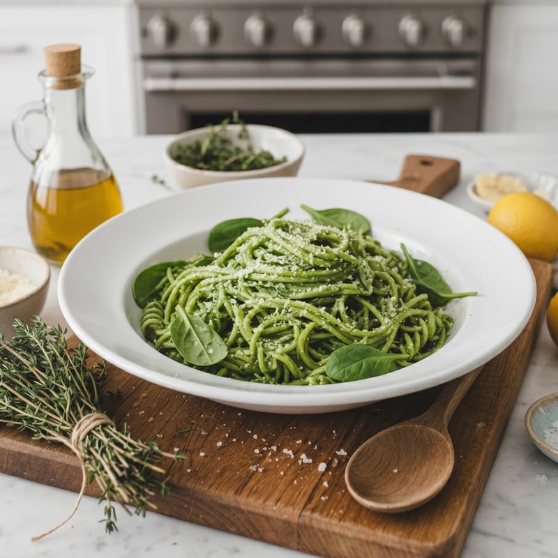 Spinach Fresh Pasta by Val
