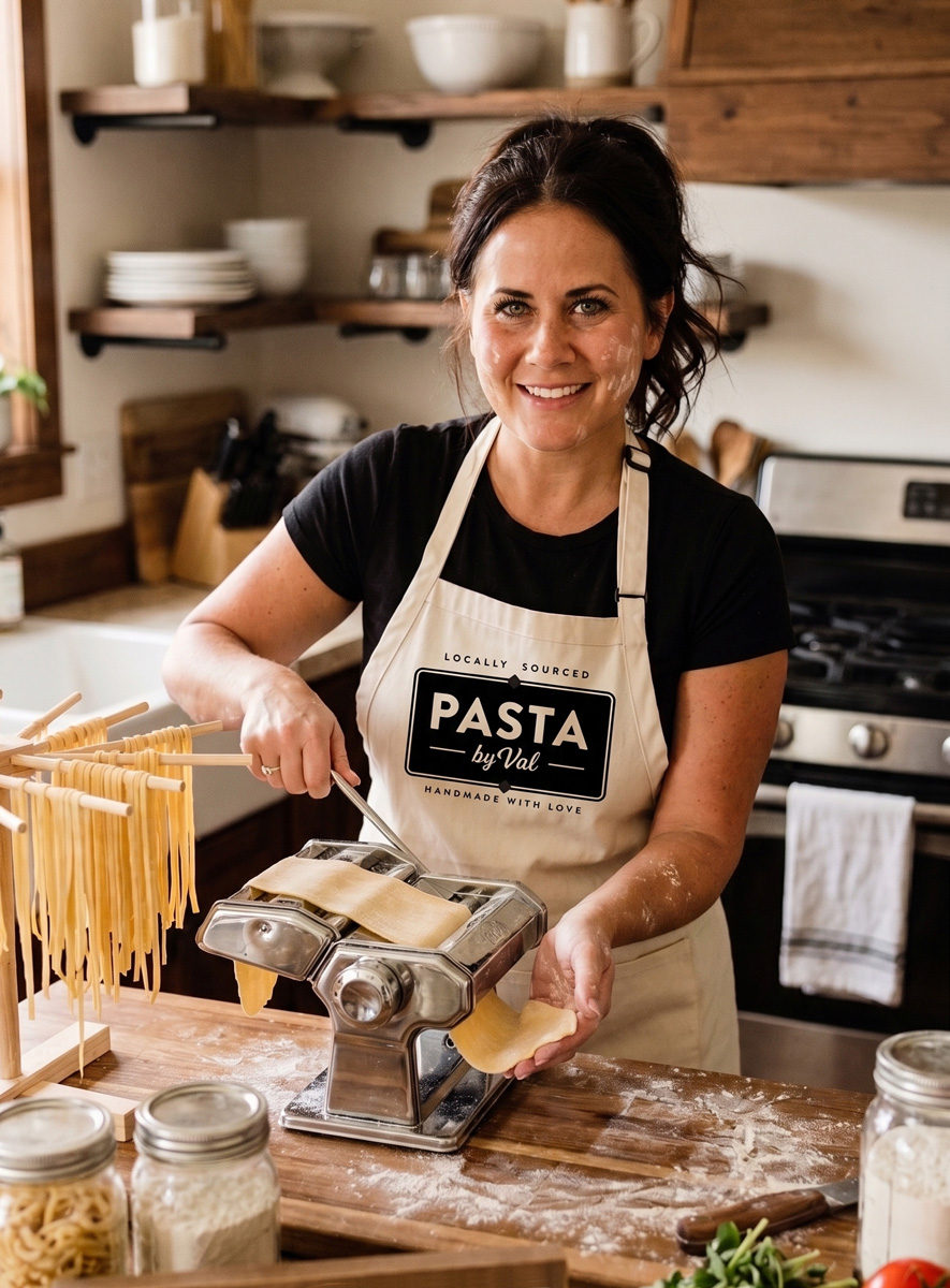 Val, founder of Pasta by Val