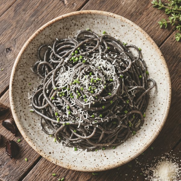 Black Garlic Dry Pasta – pantry-ready handmade pasta
